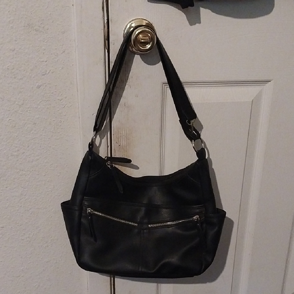 Source Unknown Classic Black Shoulder Bag